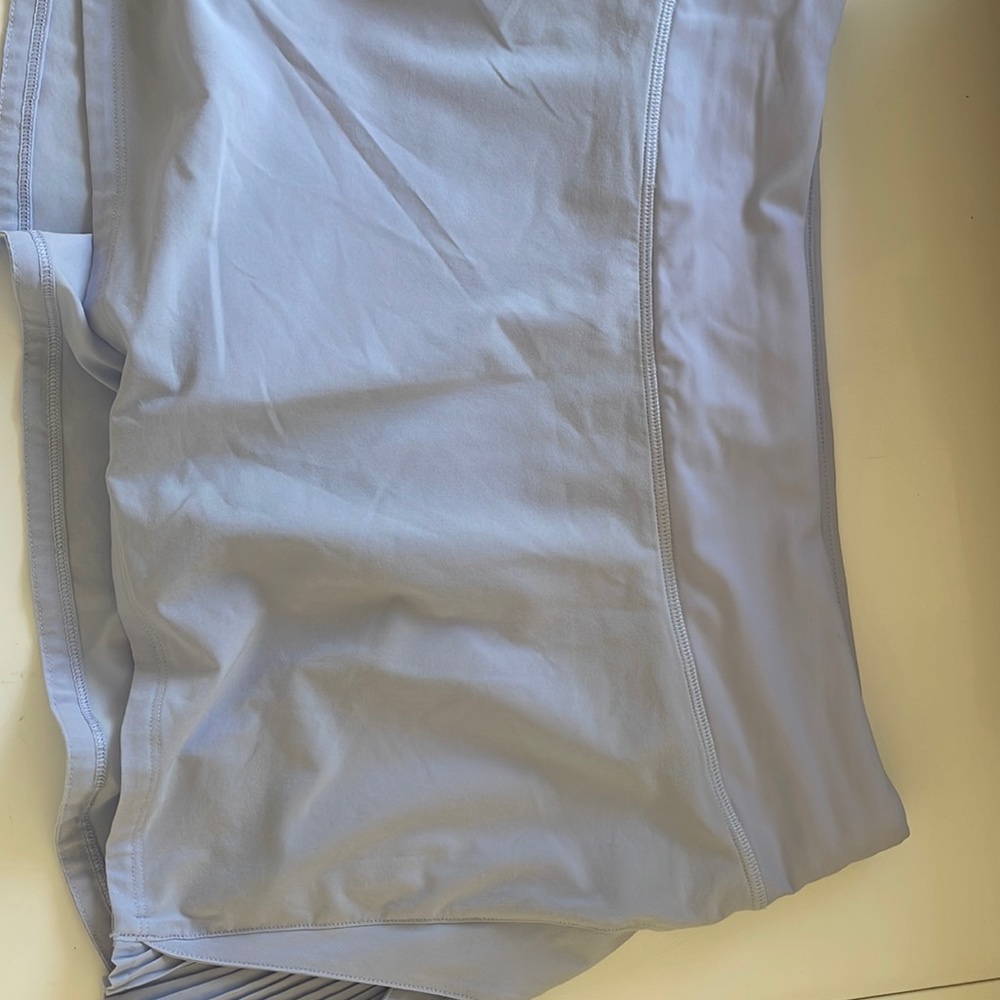 Like new, lulu tennis skirt periwinkle, so pretty!